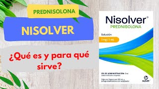 Nisolver ¿Qué es y para qué sirve ¿Sirve para la tos Dosis y Efectos Secundarios [upl. by Gretal754]