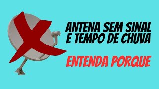 ENTENDA PORQUE SUA ANTENA FICA SEM SINAL EM TEMPO DE CHUVA [upl. by Dibru]