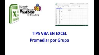 Promediar por Grupos  Tips VBA en Excel [upl. by Avihs]