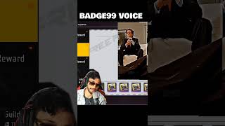 Badge99🗿 Voice VS Freefire Voice Notes🔥freefire badge99badge99voicebadge99shortsforyouexplore [upl. by Adym706]