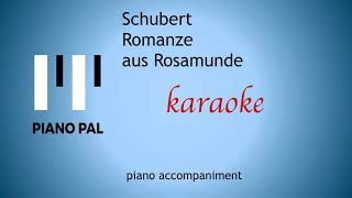 Romanze from Rosamunde F Schubert KARAOKEACCOMPANIMENT [upl. by Aikimat]