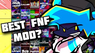 Ranking Every Friday Night Funkin Mod Tier List [upl. by Hedva]