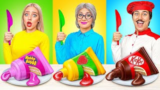 Me vs Grandma Cooking Challenge  Kitchen Battle with Secret Gadgets by Multi DO Joy [upl. by Ile833]