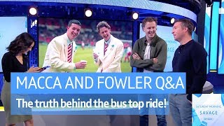 Liverpool legends Steve McManaman and Robbie Fowler answered your questions on SaturdaySav [upl. by Atiuqad79]