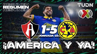 HIGHLIGHTS  Atlas 15 América  CL2024  Liga Mx J10  TUDN [upl. by Winfrid531]