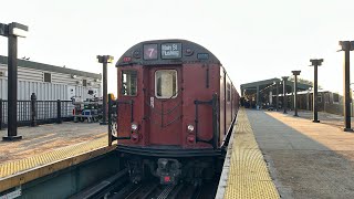 Redbirds Movie Train On the 7 line At Mets Willets Point [upl. by Yditsahc]