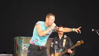 Coldplay  Paradise live in Helsinki Olympic stadium Finland 2772024 [upl. by Lehcer]