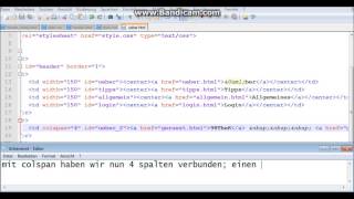 HTMLTutorialDeutsch  Header mit html erstellen  Teil 2 [upl. by Attenyw]