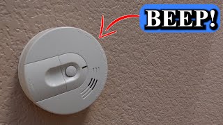 Smoke Detector Beeping Even Though its Hardwired [upl. by Bethesda283]