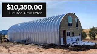 Affordable 10500 Home Kit Steel building Cheap House Alternative [upl. by Nylekcaj]