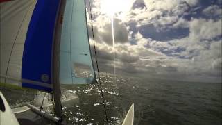 Nacra 45 off Raby bay [upl. by Merri]