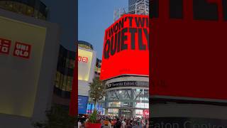 Vibrant YongeDundas Square in Downtown Toronto is often compared to Times Square in New York [upl. by Telrats337]