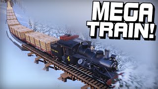 We Ran a MEGA TRAIN Up the Mountain Pass and This Happened Railroads Online Gameplay [upl. by Ayote914]