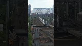 Class 805 on test passes through Wembley Central 27524 [upl. by Sal856]