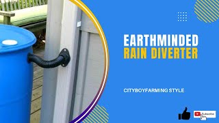 DIY EarthMinded Rain Barrel Diverter Kit [upl. by Eckel]