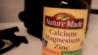 Calcium magnesium amp zinc with vitamin d3 200 tables nature made WalMart haul [upl. by Renick88]