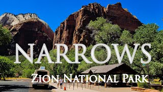 Hiking Narrows In Zion National Park Utah [upl. by Kcirred]