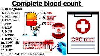 Complete blood count test  Complete Hemogram  CBC report [upl. by Abra]