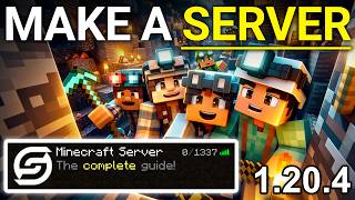 How To Make a Minecraft Server 1204 [upl. by Rubliw]