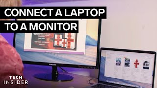 How To Connect A Laptop To A Monitor [upl. by Danielle]