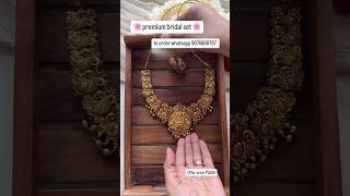 Bridal Jewellery at wholesale price Imitation jewellery onegramgold bridaljewellery [upl. by Dibru584]