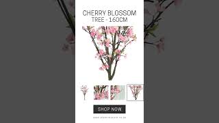 NEW  Cherry Blossom Artificial Tree  160cm [upl. by Sebastian]