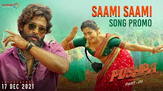 Saami Saami Song Promo  Pushpa  Allu Arjun  Rashmika  Fahadh Faasil  Sukumar  DSP  17th Dec [upl. by Flemings182]