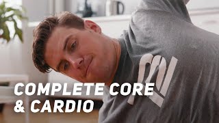 Complete AtHome Core amp Cardio Workout [upl. by Notwen]