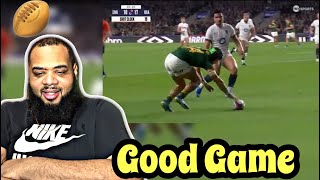 AMERICAN REACTS to HIGHLIGHTS  ENGLAND V SOUTH AFRICA  AUTUMN NATIONS SERIES 🏉 [upl. by Riaj]