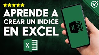 Cómo CREAR UN ÍNDICE en Excel  Guía Completa para Elaborar Índices en tus Hojas de Cálculo 📑 [upl. by Xonk]