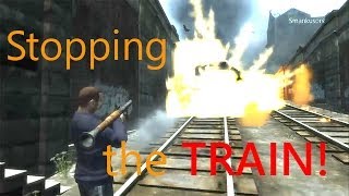 GTA IV  Stopping the TRAIN [upl. by Ycnalc]