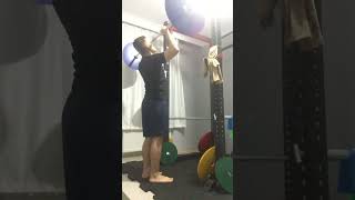 Overhead press 60 kg 2 reps [upl. by Ayhdiv]