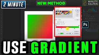 How to use gradient tool in photoshop 2024 [upl. by Ennahgiel]