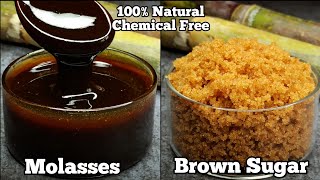 Homemade Molasses A StepbyStep Guide from Sugarcane Juice  Homemade Brown Sugar Recipe [upl. by Arrimat]