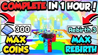 HUGE UPDATE 5 COMPLETE in 1 HOUR Pet Simulator 99 Roblox [upl. by Elay]