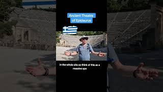 Ancient Theatre of Epidaurus in Greece  Greek History [upl. by Tenner]