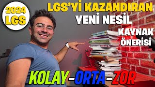 LGS 2024  KOLAYORTAZOR 👉Yeni Nesil Kaynak Önerisi [upl. by Luckett]