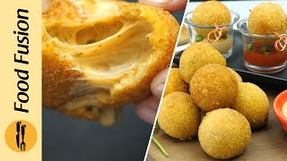 Crispy Mozzarella Cheese Balls Recipe by Food Fusion [upl. by Digdirb]