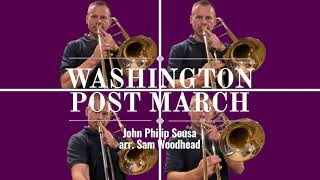 Washington Post March  trombone cover [upl. by Ariamat]