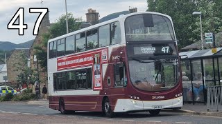 Lothian Buses 352  Service 47 [upl. by Remle]