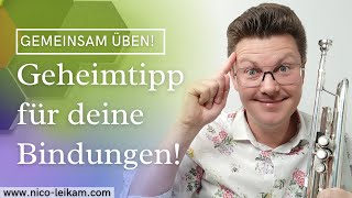 Geheimtipp für Bindungen beim Trompete spielen  Naturtonbindungen meistern  So klappt es 👍 [upl. by Sayres]