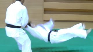 Judo  Okuri Ashi Barai  送足払 [upl. by Eddana]