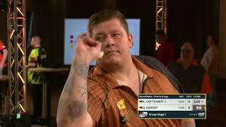 Kai Gotthardt vs Dragutin Horvat Highlights  PDC Europe Super League Group Stage 1 Group B 2022 [upl. by Yate]