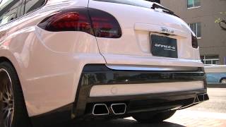 Porsche 958 CAYENNE TURBO quotMIRACLEquot EXHAUST SOUND by OFFICEK TOKYO [upl. by Ahsai940]