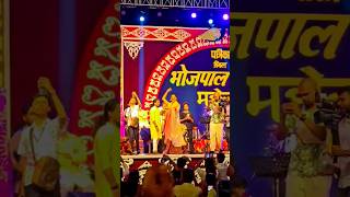 Akshara Singh in bhojpal garba mahotsav bhopal live chand ki chakori song akshrasingh shorts [upl. by Graehme]