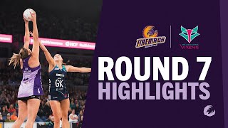 Firebirds vs Vixens  Round 7 Highlights 2023 [upl. by Drannek]