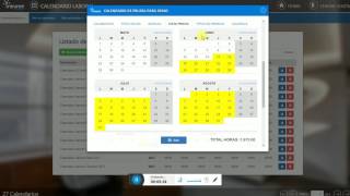 Calendario Laboral Configuración [upl. by Sou]