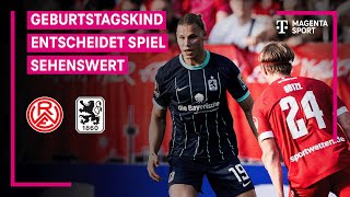 RotWeiss Essen  TSV 1860 München Highlights mit LiveKommentar  3 Liga  MAGENTA SPORT [upl. by Euqinehs303]