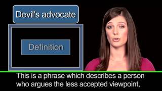 Learning English  Lesson  DEVILS ADVOCATE  発音練習 [upl. by Asenaj]