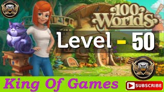 100 Worlds Room Escape Game Level 50  IOS Android Gameplay Walkthrough KingofGames110 [upl. by Nimajaneb]